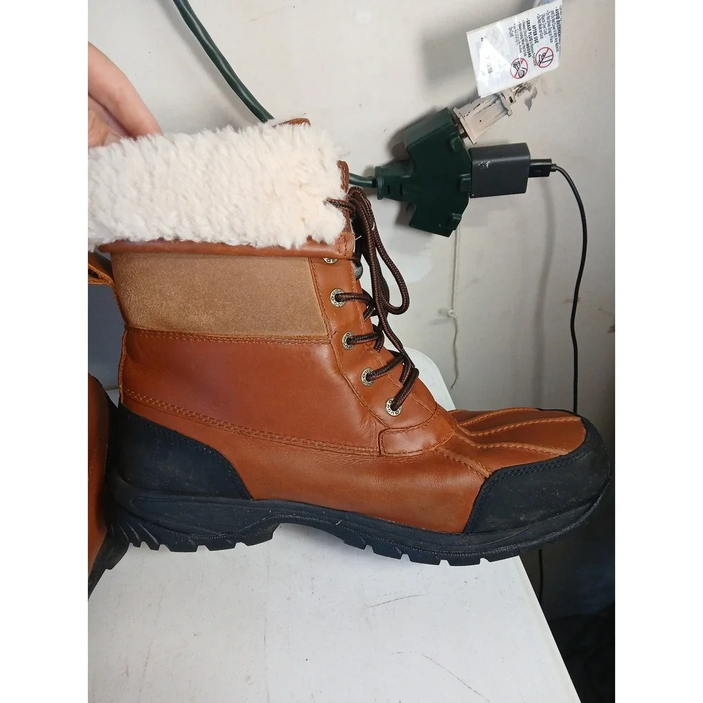 Ugg butte Waterproof snow boots winter leather mens size‎ 11
